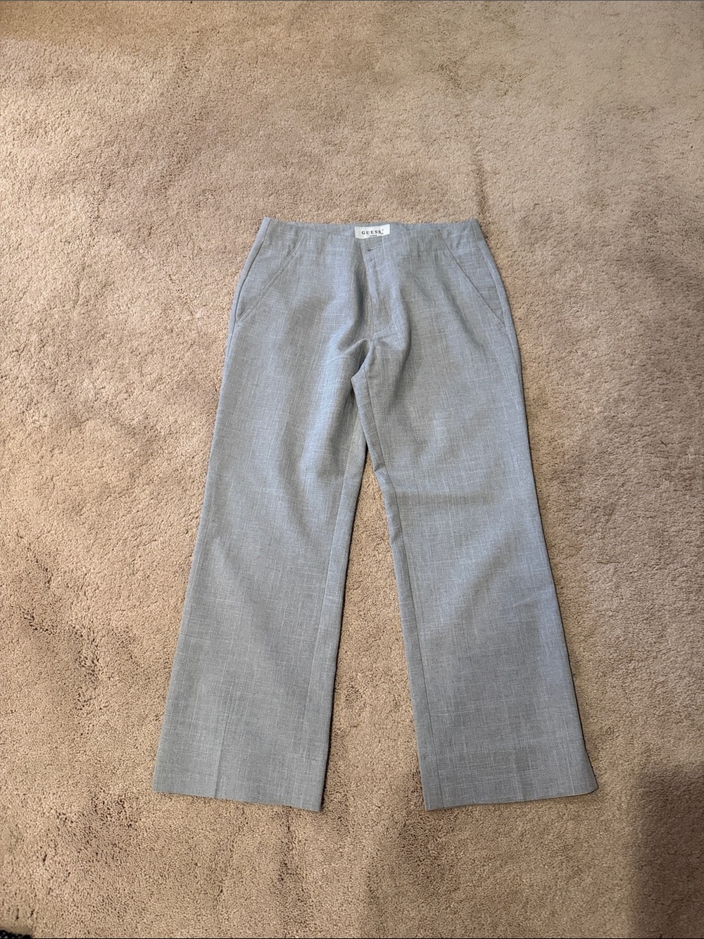 Guess Capris Light Gray Pants